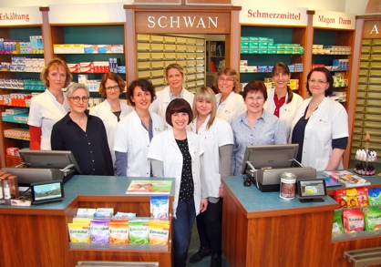 Das Team der Schwan Apotheke